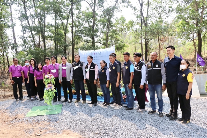 PEA ส่งมอบโครงการ PEA รักษ์น้ำ สร้างฝาย ในพื้นที่บ้านคลองชุมพล อำเภอนาดี จังหวัดปราจีนบุรี