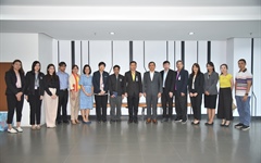 PEA ต้อนรับสถาบันวิจัยและให้คำปรึกษาแห่งมหาวิทยาลัยธรรมศาสตร์ และ บริษัท ท่าอากาศยานไทย จำกัด (มหาชน) ศึกษาดูงานสถาปัตยกรรมองค์กร