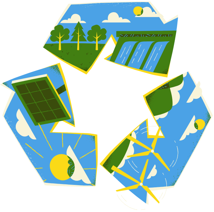 Renewable energy mix