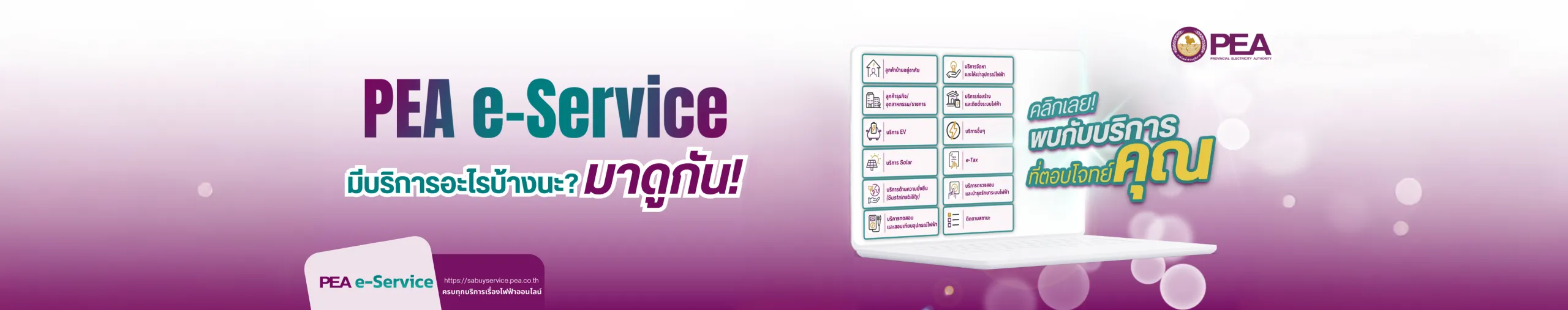 Banner PEA e-Service