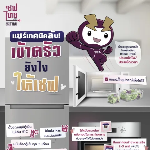 แชร์เทคนิคลับ! เข้าครัวยังไงให้เซฟ