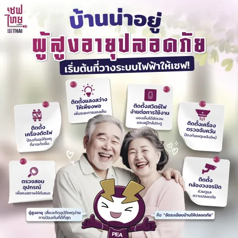 บ้านน่าอยู่ ผู้สูงอายุปลอดภัย