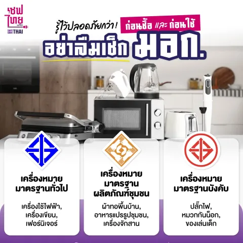 AW วิธีตรวจสอบ มอก. บนอุปกรณ์ไฟฟ้า