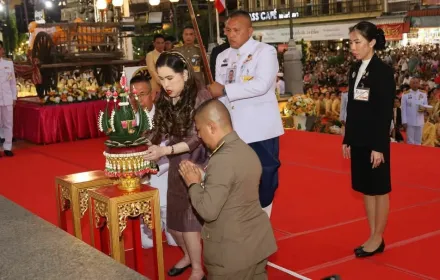 สมเด็จพระเจ้าน้องนางเธอ เจ้าฟ้าจุฬาภรณวลัยลักษณ์ อัครราชกุมารี กรมพระศรีสวางควัฒน วรขัตติยราชนารี พระราชทานของที่ระลึกให้แก่ PEA ในงานฉลองวันแห่งชัยชนะของท้าวสุรนารี ประจำปี 2568
