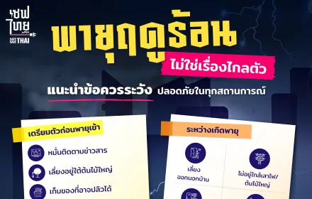 พายุฤดูร้อนไม่ใช่เรื่องไกลตัว 