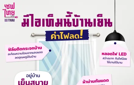 มีไอเท็มนี้บ้านเย็น ค่าไฟลด