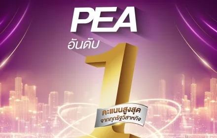 PEA ได้รับการประเมินผลการดำเนินงานรัฐวิสาหกิจ ประจำปี 2567 อันดับ 1 ของรัฐวิสาหกิจไทย