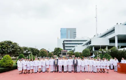 PEA ร่วมวางพานพุ่มถวายสักการะพระบรมราชานุสาวรีย์ พระบาทสมเด็จพระจุลจอมเกล้าเจ้าอยู่หัว รัชกาลที่ 5 เนื่องในวันรัฐวิสาหกิจไทย ประจำปี 2568