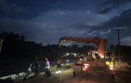 PEA ซ่อมแซมระบบจำหน่ายในพื้นที่ที่ได้รับผลกระทบจากพายุโซนร้อน “บัวลอย”