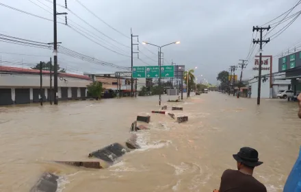 PEA รายงานสถานะพื้นที่ประสบอุทกภัยที่ไม่สามารถจ่ายกระแสไฟฟ้าได้