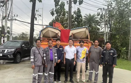 PEA ส่งเรือยนต์ รถบรรทุกลงพื้นที่หาดใหญ่ 