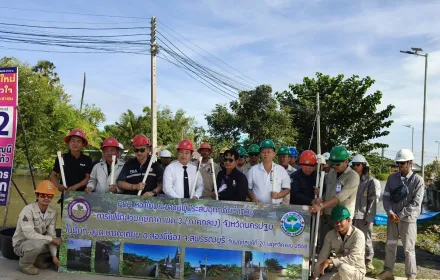 PEA ห่วงใยประชาชน ลงพื้นที่น้ำท่วมขัง อำเภอสองพี่น้อง จังหวัดสุพรรณบุรี