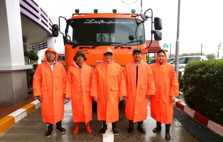 PEA ลงพื้นที่ติดตามสถานการณ์น้ำและระบบจำหน่าย