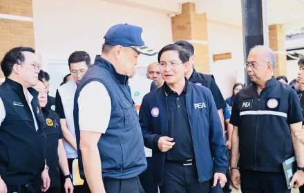PEA ร่วมประชุมติดตามสถานการณ์ผู้ประสบภัยในพื้นที่ภาคใต้และลงพื้นที่ฟื้นฟูตลาดกิมหยง