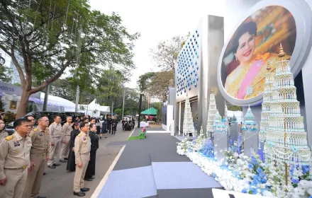 ผู้ว่าการ PEA เยี่ยมชมบูธกาชาดการไฟฟ้าส่วนภูมิภาค โซนที่ 7.3