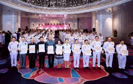 PEA ร่วมพิธีรับมอบแบบลายผ้าพระราชทาน ปี 2569 สืบสานพระปณิธานและสนับสนุนภูมิปัญญาผ้าไทย