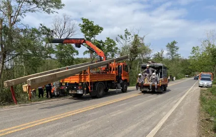PEA เร่งฟื้นฟูระบบจำหน่ายไฟฟ้า อ.น้ำโสม และ อ.นายูง จ.อุดรธานี หลังพายุฤดูร้อนกระทบวงกว้าง
