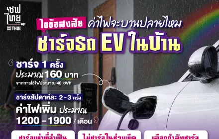 AW ชาร์จรถ EV ในบ้าน