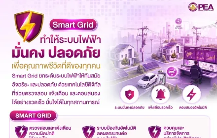 ⚡️ Smart Grid ระบบไฟฟ้าอัจฉริยะ ยกระดับความมั่นคงและความปลอดภัยของระบบไฟฟ้า