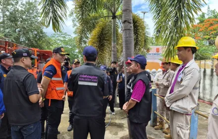 PEA สนับสนุนภารกิจฝึกป้องกันและบรรเทาสาธารณภัยจังหวัดเพชรบูรณ์ เสริมความพร้อมด้านระบบไฟฟ้า