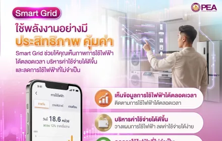 ⚡ Smart Grid ใช้ไฟอย่างชาญฉลาด ประหยัดกว่าเดิม ด้วยข้อมูลที่ช่วยให้ตัดสินใจได้