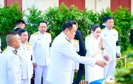 PEA ร่วมพิธีเจริญพระพุทธมนต์และทำบุญตักบาตรถวายพระกุศล  เนื่องในโอกาสเฉลิมพระชนมายุ 99 พรรษา สมเด็จพระสังฆราชฯ