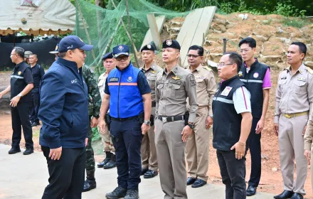 PEA ร่วมต้อนรับ มท.2 ลงพื้นที่ตรวจราชการและติดตามโครงการขยายเขตไฟฟ้าในพื้นที่ชายแดนจังหวัดสุรินทร์