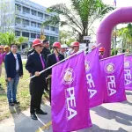 PEA  เดินหน้ารื้อถอนสายสื่อสารที่ติดตั้งบนเสาไฟฟ้าโดยไม่ได้รับอนุญาต ในพื้นที่จังหวัดระยอง