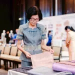 PEA ร่วมงานแถลงข่าว การประกวดผ้าลายพระราชทาน ผ้าลายสิริราชพัสตราภรณ์ และงานหัตถกรรม ประจำปี 2568