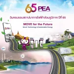การไฟฟ้าส่วนภูมิภาค ครบรอบ 65 ปี  Move for the Future “Smart Technology & Sustainable Energy” PEA MOVE to AI Organization