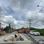 PEA รายงานความคืบหน้า จากเหตุรถยนต์ชนเสาไฟฟ้าแรงสูงบริเวณ ถนน ชบ.1033 เส้น อ่าวอุดม-ปากร่วม จ.ชลบุรี