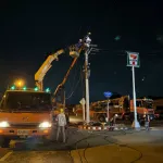 PEA จ่ายคืนไฟฟ้าได้ 100% หลังจากเหตุรถยนต์ชนเสาไฟฟ้าในพื้นที่ ต.บ่อวิน อ.ศรีราชา จ.ชลบุรี