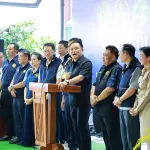 PEA ร่วมต้อนรับคณะนายกฯ ลงพื้นที่เยี่ยมเยือนประชาชนที่ประสบอุทกภัย อำเภอตะพานหิน จังหวัดพิจิตร