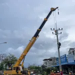 PEA แจ้งเลื่อนเวลาจ่ายไฟให้กับประชาชนบริเวณถนนห้วยยอด จังหวัดตรัง