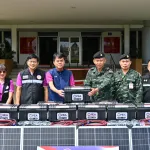 PEA ส่งมอบชุด PEA Power Box และ Solar Cells สนับสนุนภารกิจทหารตามแนวชายแดนไทย – กัมพูชา จังหวัดสุรินทร์