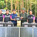 PEA ส่งมอบชุด PEA Power Box และ Solar Cells สนับสนุนภารกิจทหารตามแนวชายแดนไทย – กัมพูชา จังหวัดสุรินทร์