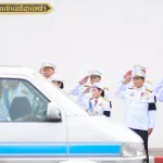 PEA ร่วมยืนแถวถวายพระเกียรติยศในการเชิญพระบรมศพ สมเด็จพระนางเจ้าสิริกิติ์ พระบรมราชินีนาถ พระบรมราชชนนีพันปีหลวง สู่พระบรมมหาราชวัง