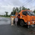 PEA ส่งเรือยนต์ รถบรรทุกลงพื้นที่หาดใหญ่ 