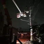 การไฟฟ้าส่วนภูมิภาค (PEA) ปฏิบัติงาน 24 ชั่วโมง จนกว่าจะสำเร็จ “ภารกิจไม่จบไม่กลับ”