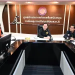 กระทรวงมหาดไทย ติดตามความคืบหน้าการฟื้นฟูระบบไฟฟ้าหลังน้ำท่วม ณ ศูนย์อำนวยการช่วยเหลือสนับสนุน กรณีเหตุการณ์ไม่ปกติ (ศอส.ต.3)