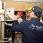 PEA ร่วมประชุมติดตามสถานการณ์ผู้ประสบภัยในพื้นที่ภาคใต้และลงพื้นที่ฟื้นฟูตลาดกิมหยง