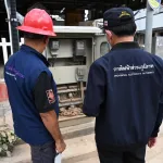 ผู้ว่าการ PEA นำทีมผู้บริหารวางแผนการฟื้นฟูระบบไฟฟ้าในครัวเรือน