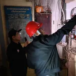 ผู้ว่าการ PEA นำทีมผู้บริหารวางแผนการฟื้นฟูระบบไฟฟ้าในครัวเรือน