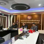 PEA ร่วมประชุมรายงานสรุปสถานการณ์การจ่ายไฟฟ้าและการฟื้นฟูระบบไฟฟ้าในพื้นที่หาดใหญ่