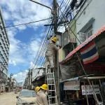 PEA เร่งเปลี่ยนมิเตอร์และตรวจเช็กระบบไฟฟ้าในพื้นที่หาดใหญ่อย่างต่อเนื่อง