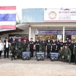 ผู้ว่าการ PEA ลงพื้นที่ตรวจเยี่ยมให้กำลังใจพนักงาน ลูกจ้างพร้อมมอบถุงยังชีพ น้ำดื่มและผ้าห่มในพื้นที่จังหวัดศรีสะเกษ