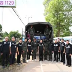 ผู้ว่าการ PEA ลงพื้นที่ตรวจเยี่ยมให้กำลังใจพนักงาน ลูกจ้างพร้อมมอบถุงยังชีพ น้ำดื่มและผ้าห่มในพื้นที่จังหวัดศรีสะเกษ