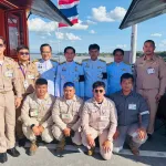 PEA ร่วมเฝ้าฯ รับและส่งเสด็จพระบาทสมเด็จพระเจ้าอยู่หัว และสมเด็จพระนางเจ้าฯ พระบรมราชินี ในพิธีเปิดสะพานมิตรภาพไทย–ลาว แห่งที่ 5 จังหวัดบึงกาฬ