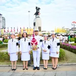 PEA ร่วมพิธีวางพานพุ่มดอกไม้ถวายราชสักการะพระบรมราชานุสาวรีย์สมเด็จพระเจ้าตากสินมหาราช เนื่องในวันสมเด็จพระเจ้าตากสินมหาราช พุทธศักราช 2568