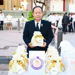 PEA ร่วมพิธีทำบุญตักบาตรพระสงฆ์ 108 รูป เนื่องในมงคลสมัย 9 ปี นับแต่พระราชพิธีสถาปนาสมเด็จพระสังฆราช